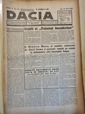 Dacia 27 mai 1943-episcopia timisoara,stiri al 2-lea razboi,arad,lugoj foto