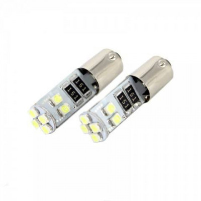 LED SMD de Pozitie BA9S 12V 3W 56lm set 2buc CAN101 Carguard foto