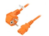 Cablu Alimentare 3m 10A CEE 7/7 la IEC C13, Goobay
