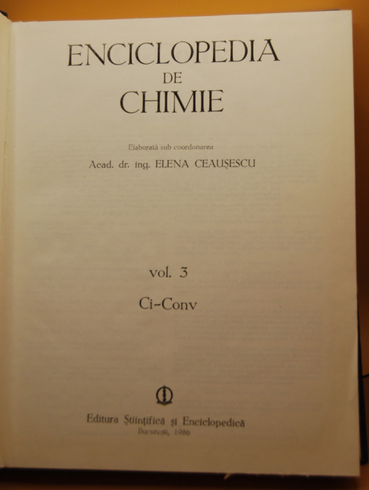 Enciclopedia de chimie, vol. 3