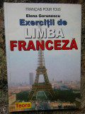 Exercitii de limba franceza-Elena Gorunescu