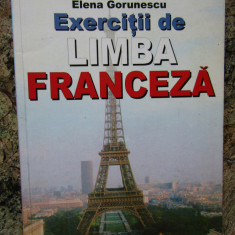 Exercitii de limba franceza-Elena Gorunescu