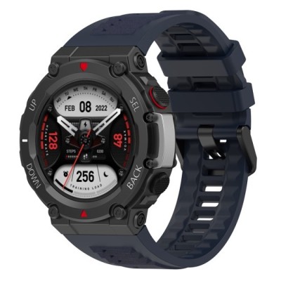 Curea pentru Amazfit T-Rex 2 / 2 Ocean Blue - Techsuit Watchband (W067) - Navy Blue foto