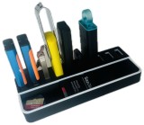 Organizator USB Birou, Model Dudi, Negru, Printat 3D din PLA Eco, Suport Stick USB, Card SD, Compact si Modern