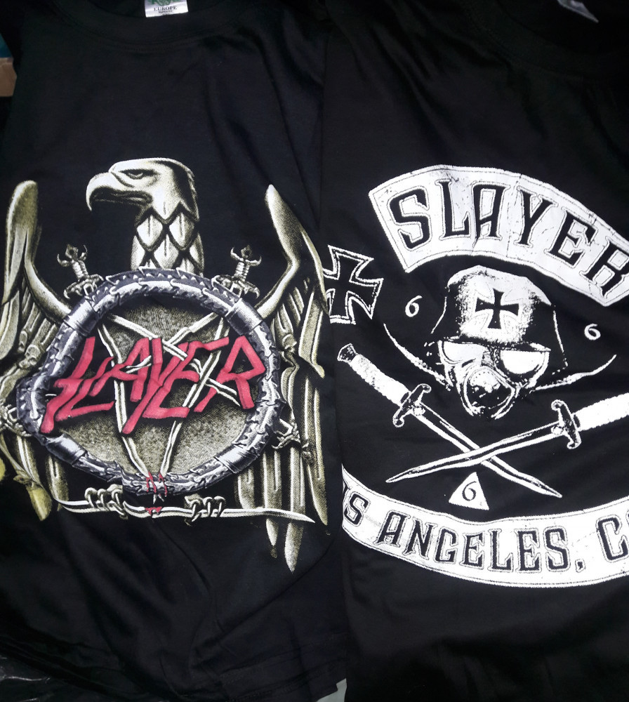 Tricou Slayer - Vultur nazist si Los Angeles S M L ,calitate 180 grame |  arhiva Okazii.ro