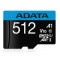 Card de Memorie MicroSDXC Adata 512GB citire 100 MB/s, scriere