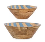 Cumpara ieftin Set 2 boluri lemn mango email Chill &Oslash;25x7h; &oslash;30x9h