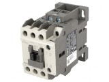 Contactor 3-polar 230VAC 9A cu 3 Contacte Auxiliare