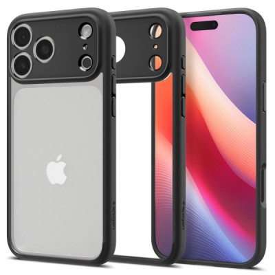 Husa pentru Apple iPhone 17 Pro Max, Spigen, Ultra Hybrid, Neagra Mata foto