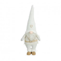 Figurina decorativa gnom Mos Craciun, 70 cm cu vesta si palarie tricotata-Tip Model 4