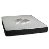 Set Saltea ortopedica, Praga 140x200x22 cm, cu plasa de arcuri tip Bonell, box spring system, fermitate medie, sistem de aerisire perimetral, Saltsib