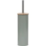 Perie Toaletă Inaltă Metalică Capac Bambus &ndash; Kaki Compoziție Bambus + Pvc + Metal