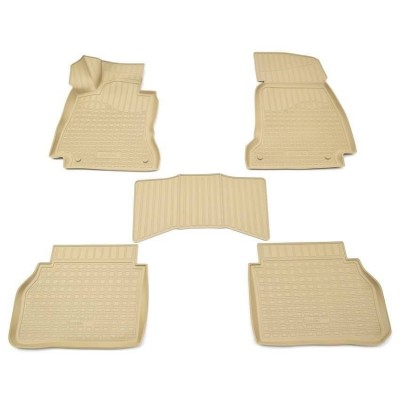 Covoare cauciuc tip tavita BEJ BMW Seria 7 E38 scurt 1994-2001 foto