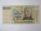 Rara! Argentina 500000 Pesos 1981