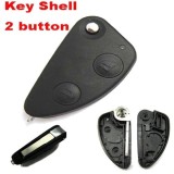 Carcasa Cheie Briceag pentru Afla Romeo 156, 2 Butoane AutoProtect KeyCars