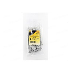 Set 100 buc colier cablu 140x3.6mm din plastic gri Cobra 913A