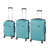 TraveLux Pro XXIII set valize cu role albastru lagună