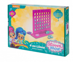 Joc De Societate Pentru Copii 4 In Linie Saica 2632 Shimmer And Shine foto