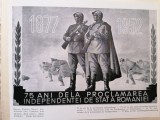 Afis 75 de ani dela Proclamarea Independentei de Stat a Romaniei