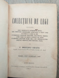 Cumpara ieftin Colecţiune de legi de P. Anastasiu Christu, doua volume, 1897