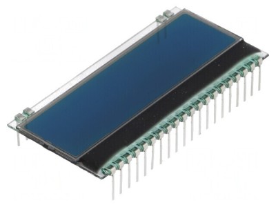 Afișaj LCD Alfanumeric 16x2 Albastru 20 PIN foto