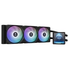 Cooler procesor cu lichid Gamdias Aura GL360 LCD negru iluminare aRGB