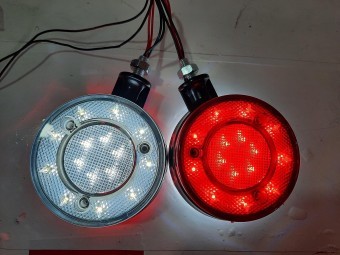 Lampa LED pentru gabarit/oglinda camion FR0331 ALB/ROSIE foto