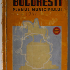 PLANUL MUNICIPIULUI BUCURESTI , 1941 , LIPSA HARTA