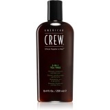 American Crew Hair &amp; Body 3-IN-1 Tea Tree sampon, balsam si gel de dus 3in1 pentru barbati 250 ml
