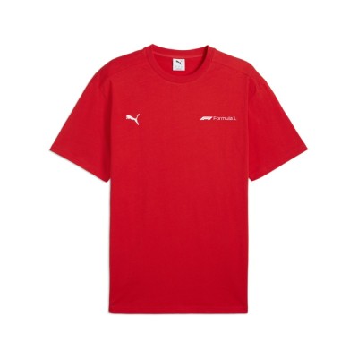 Formula 1 tricou de bărbați Essential Relaxed Logo red F1 Team 2025 - M foto