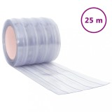Cumpara ieftin Perdea pentru usa, transparent, 200 mmx1,6 mm 25 m, PVC
