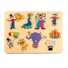 Puzzle din lemn, la circ, 7Toys