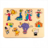 Cumpara ieftin Puzzle din lemn, la circ, 7Toys