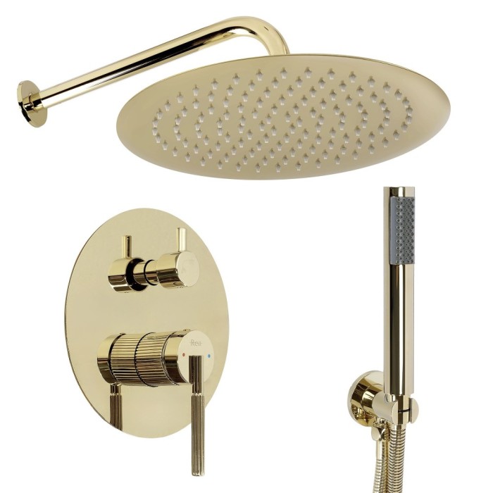 Set de dus incastrat Rea Argon Gold + BOX