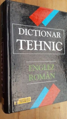 Dictionar tehnic englez-roman foto