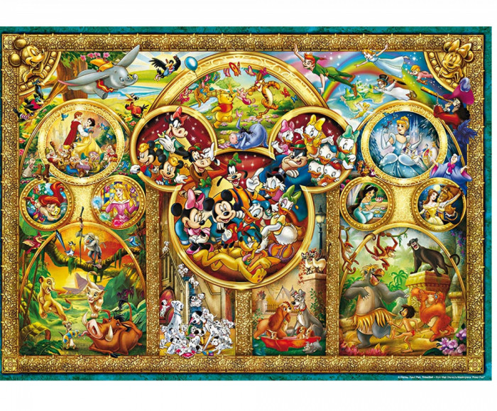Puzzle, 1000 piese, tema Disney, RAVENSBURGER
