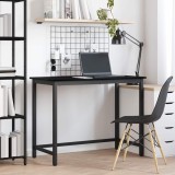 vidaXL masă Stejar Negru 80 x 50 x 76,5 cm Lemn ingineresc și oțel 873762