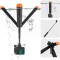 Selfie stick plutitor cu maner, TELESIN S1-TSS-02, multifunctional, compatibil cu GoPro Hero 13, 12, 11, 10, 9, 8, DJI Osmo Action 5 Pro, 4, 3, Insta3