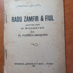 radu zamfir si fiul - din anul 1935