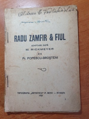 radu zamfir si fiul - din anul 1935 foto