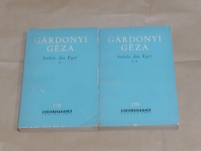 GARDONYI GEZA - STELELE DIN EGER vol.1.2.