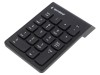 Tastatură Numerică Neagră Wireless USB-A, Gembird