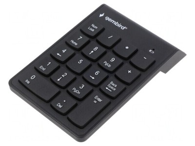 Tastatură Numerică Neagră Wireless USB-A foto