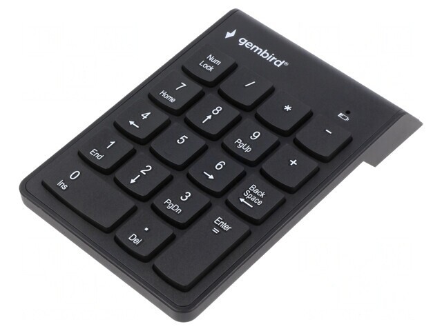 Tastatură Numerică Neagră Wireless USB-A