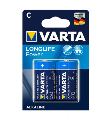 Baterii Varta Alcaline C / Baby / LR14 4914-Conținutul pachetului 1x Blister foto