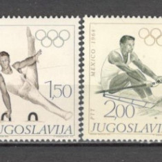 Iugoslavia.1968 Olimpiada de vara MEXIC SI.265