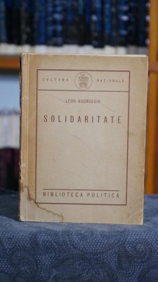 Solidaritate (1927) - Leon Bourgeois foto