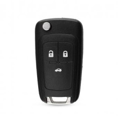 Cheie auto completa compatibila Chevrolet Cruze Aveo Orlando 433 Mhz, Chip ID46 PCF7952, Keyless, 3 butoane