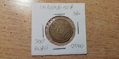 M3 C50 - Moneda foarte veche - 500 rupii - Indonesi - 2000 foto