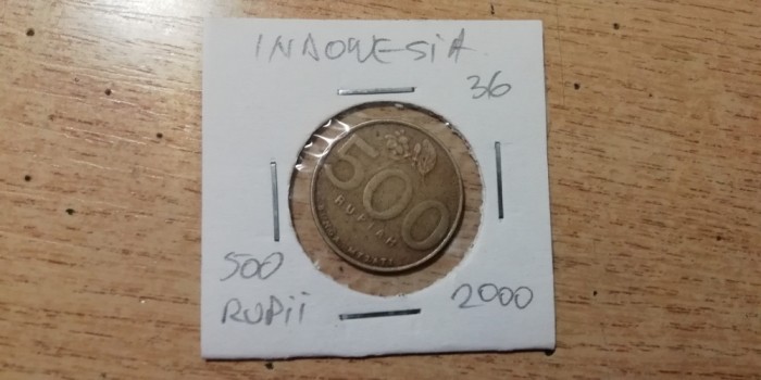 M3 C50 - Moneda foarte veche - 500 rupii - Indonesi - 2000